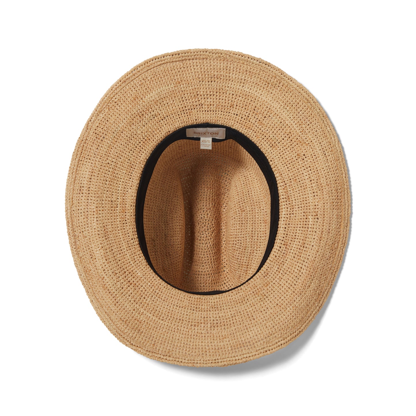 Sombrero Cowboy Odessa Crochet de paja de rafia de Brixton - Beige Arena