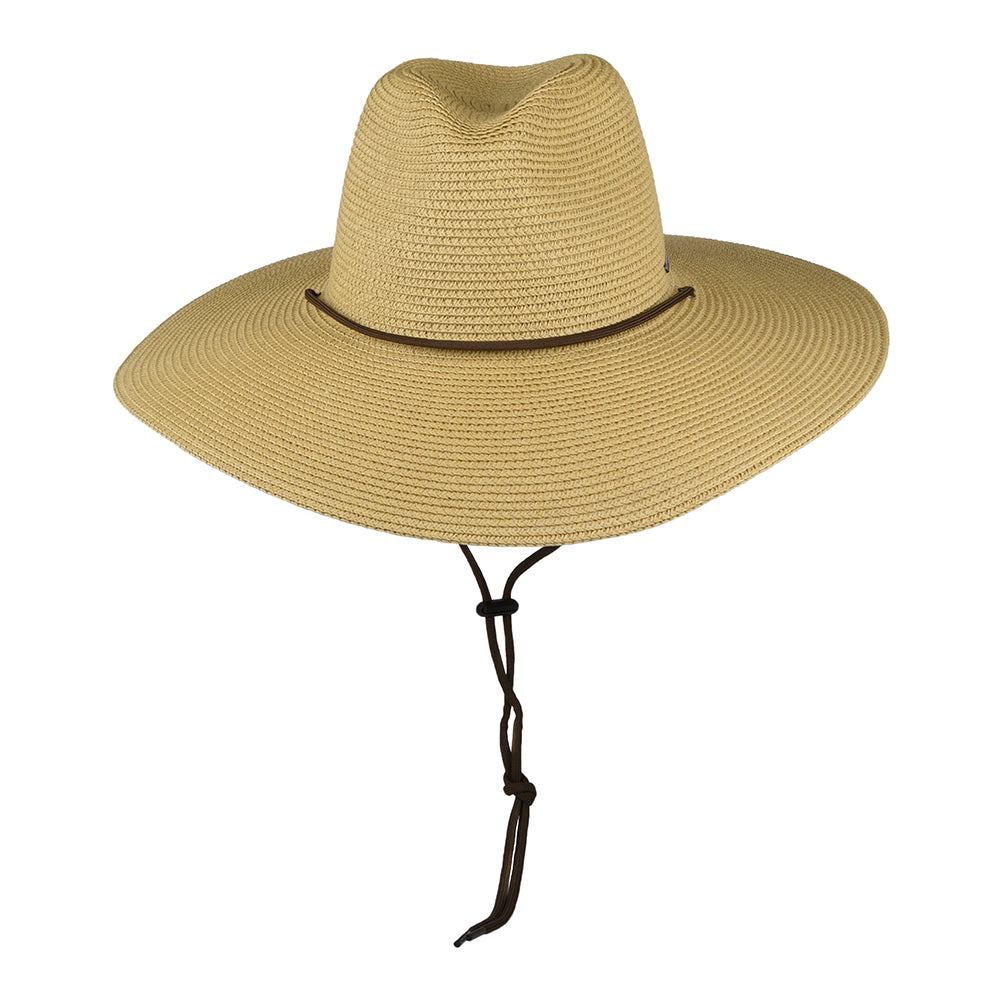 Sombrero Mitch de paja toyo de Brixton - Beige Arena