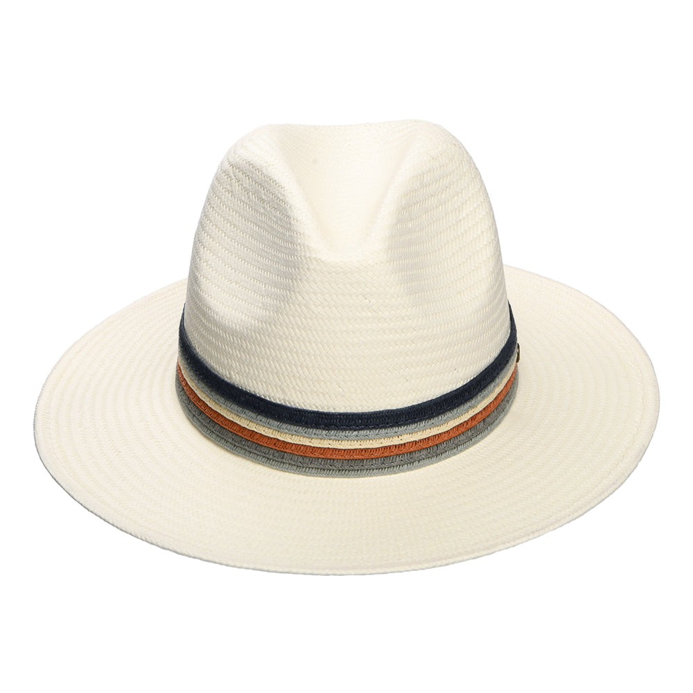 Sombrero Fedora Corsica de paja toyo de Failsworth - Decolorado