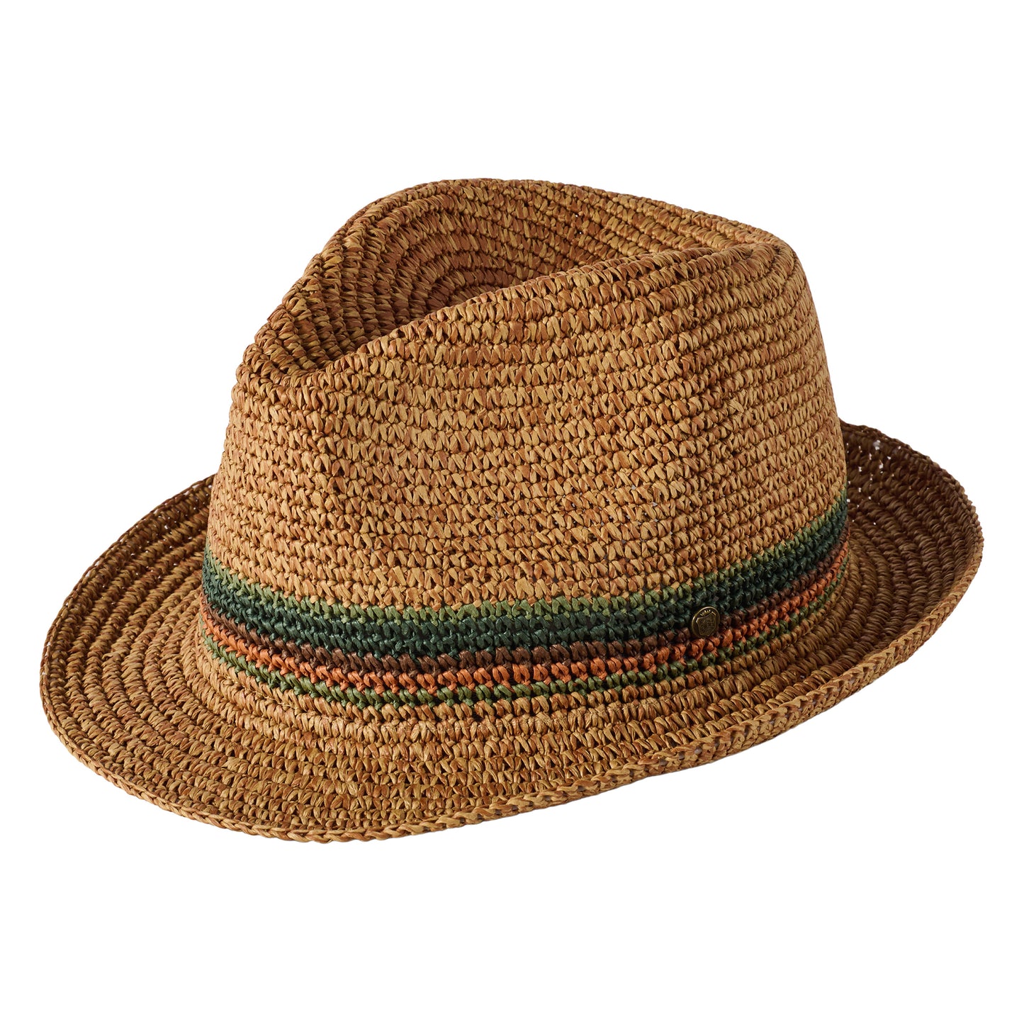 Sombrero Trilby Santo Crochet de paja toyo de Failsworth - Bronce