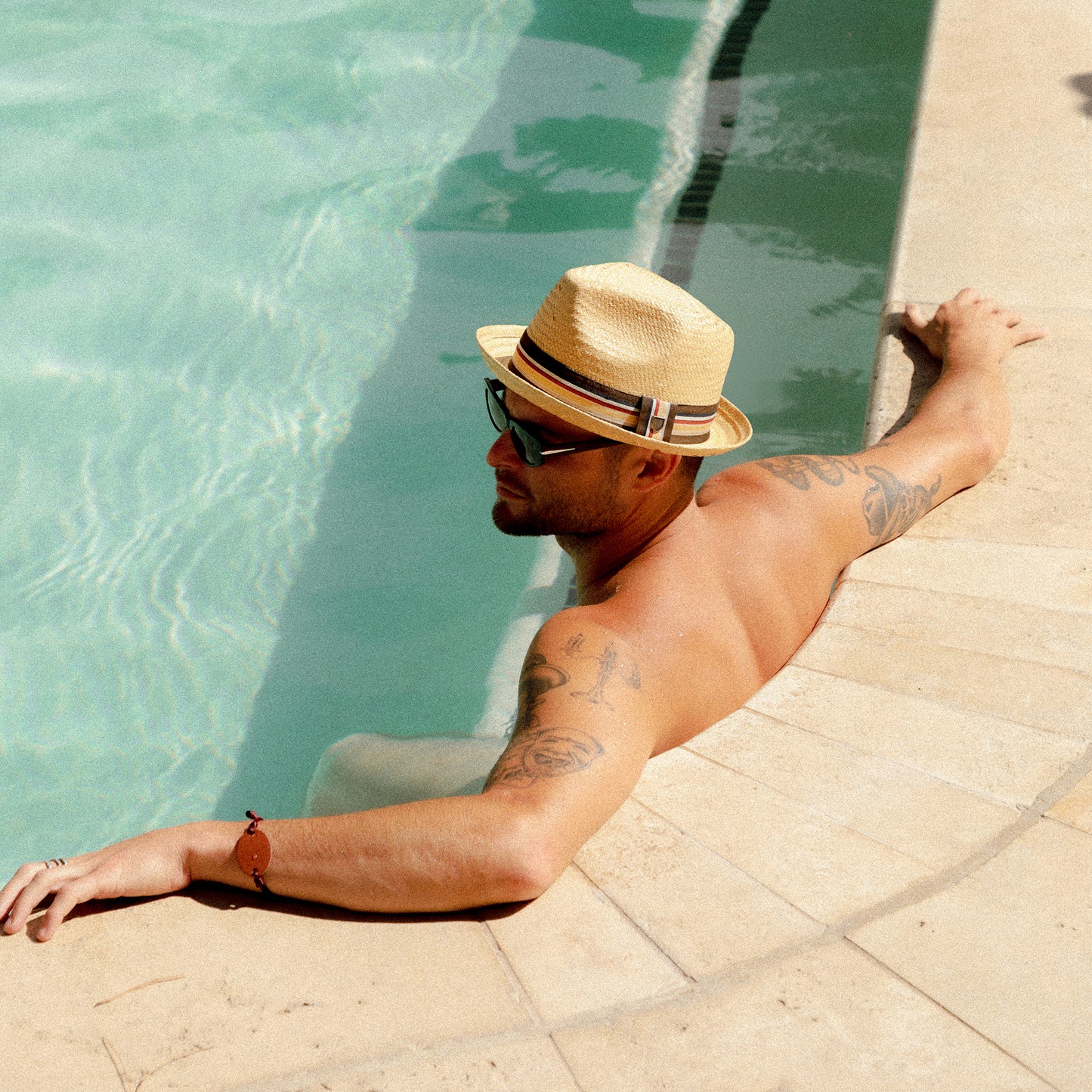 Sombrero Trilby Castor de Brixton - Natural