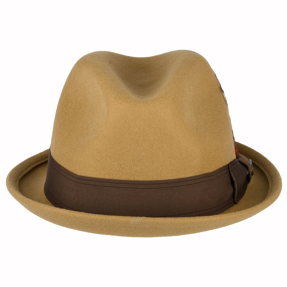Sombrero Trilby Gain de fieltro de lana de Brixton - Arena del Desierto