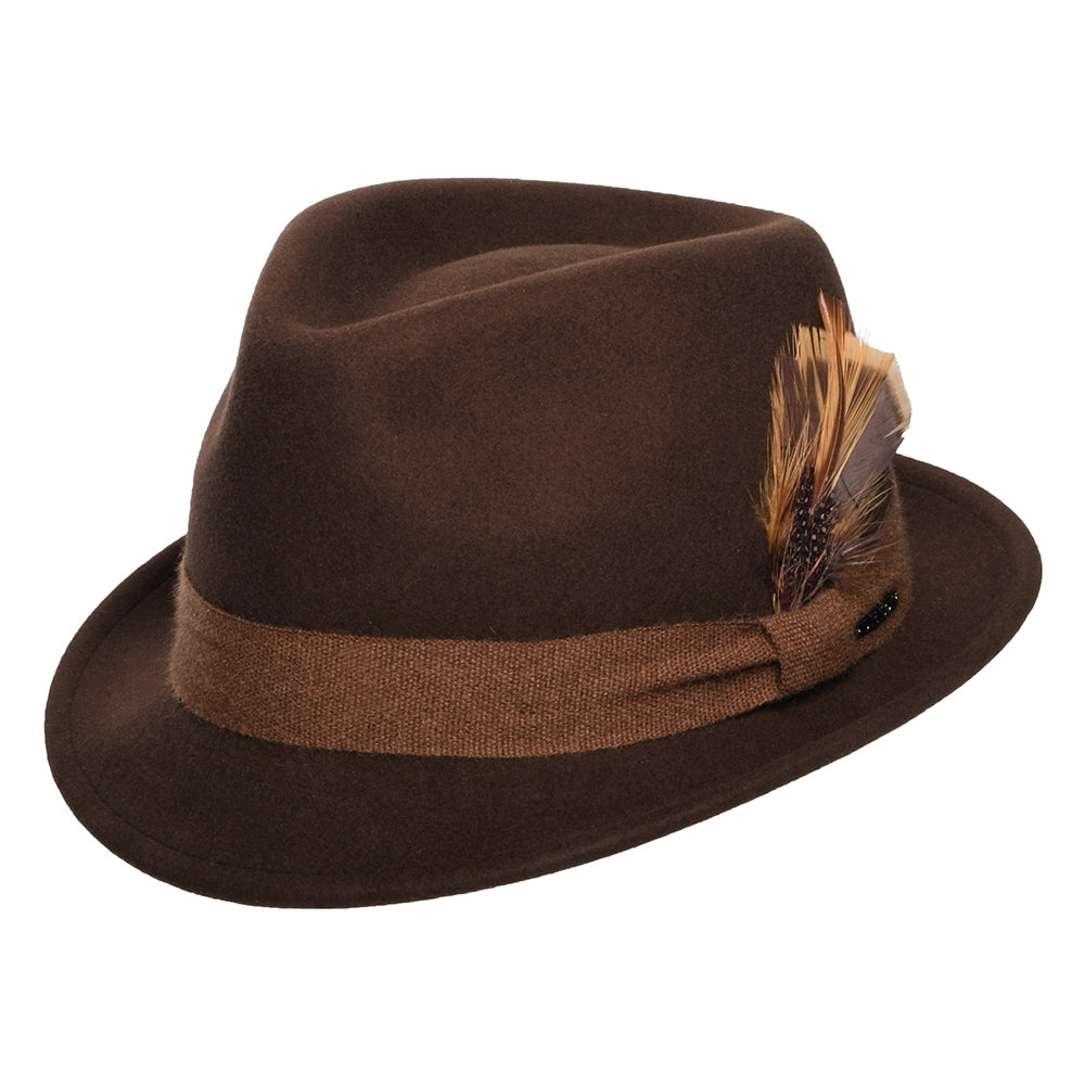 Sombrero De Fieltro Trilby Sombrero De Los Hombres Primavera Vintage