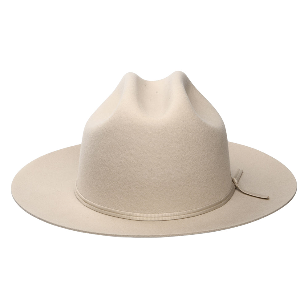 Sombrero Cowboy Ten Sleep Western de fieltro de lana y cachemira de Stetson - Beige Claro