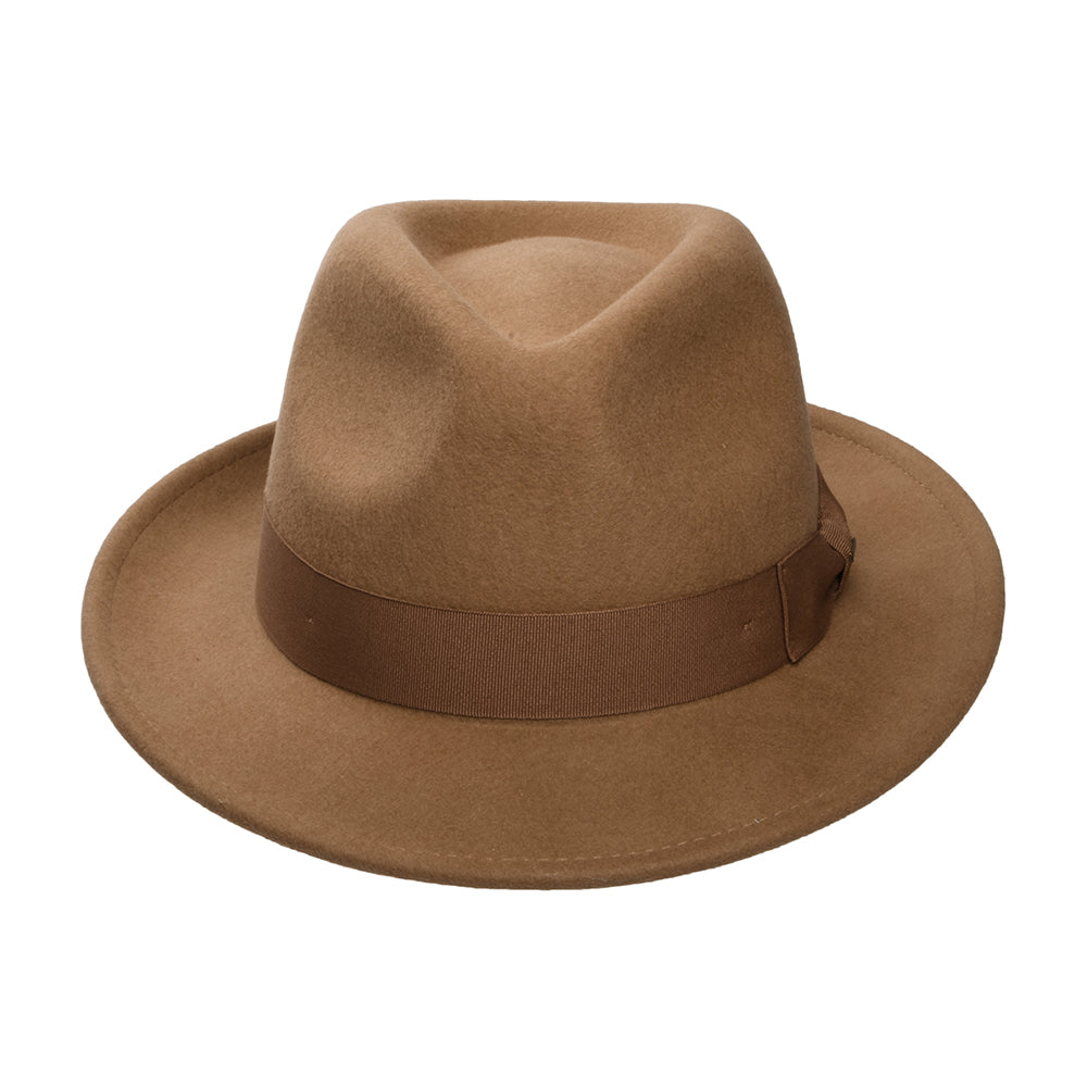 Sombrero Trilby Maglor de fieltro de lana de Bailey - Beige Arena