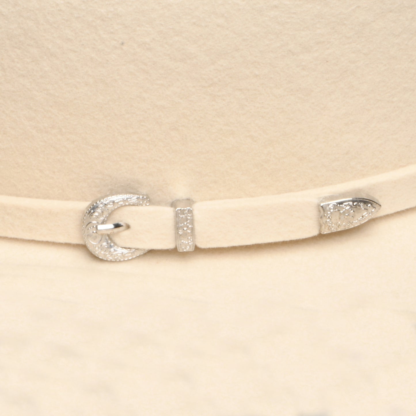 Sombrero Cowboy Yellowstone de fieltro de lana de Jaxon & James - Crema