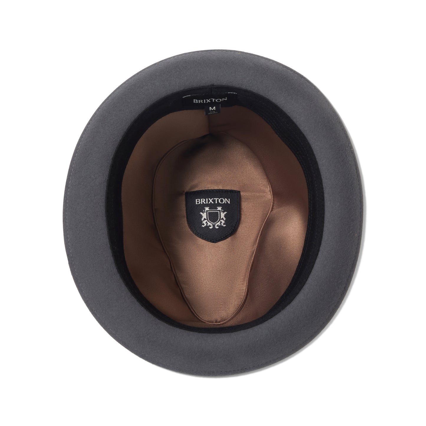 Sombrero Trilby Gain de fieltro de lana de Brixton - Antracita