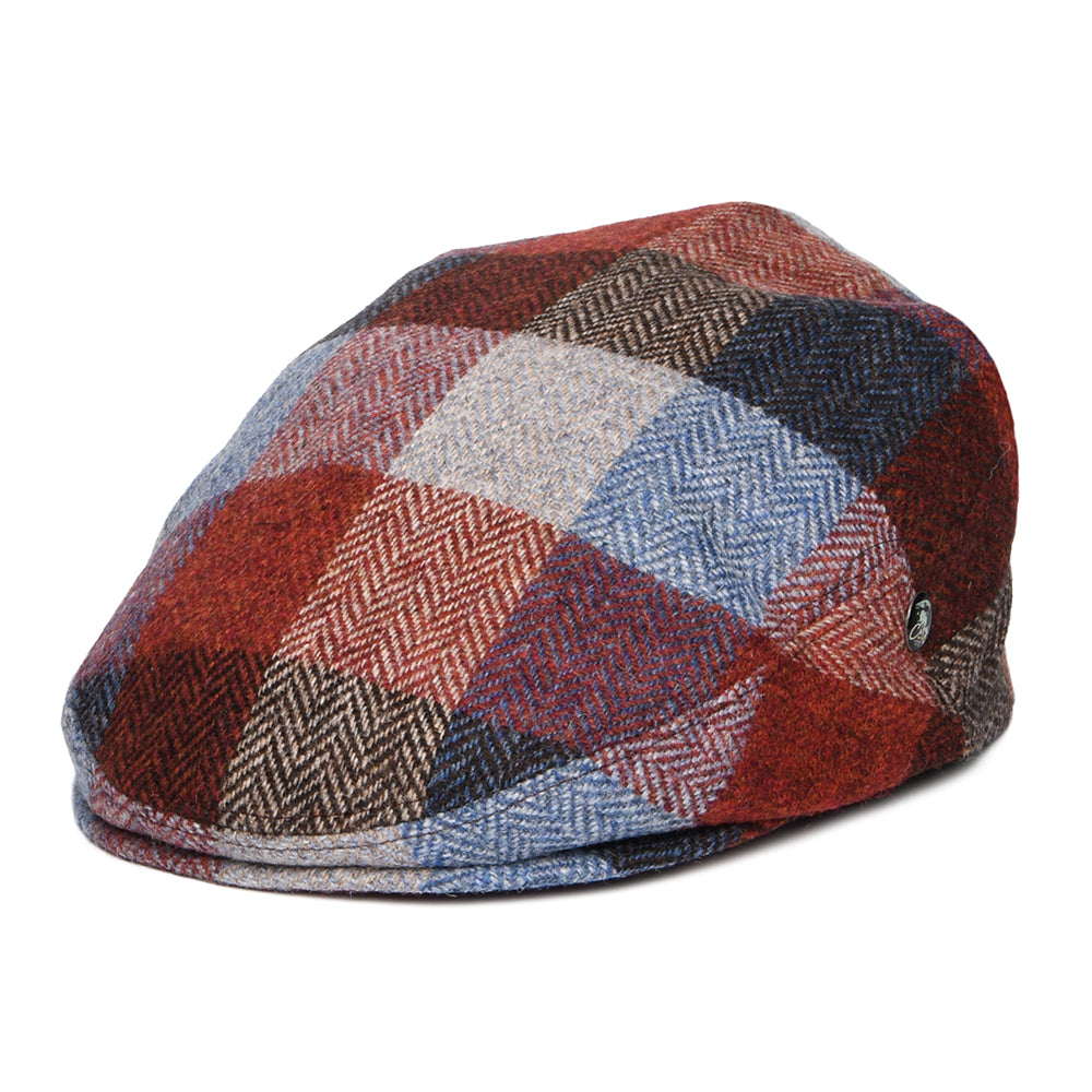 EUPSIIU Gorra Plana De Tweed Ajustable – Boina Estilo Vendimiador, Gris, Talla 56-61cm Para Hombre