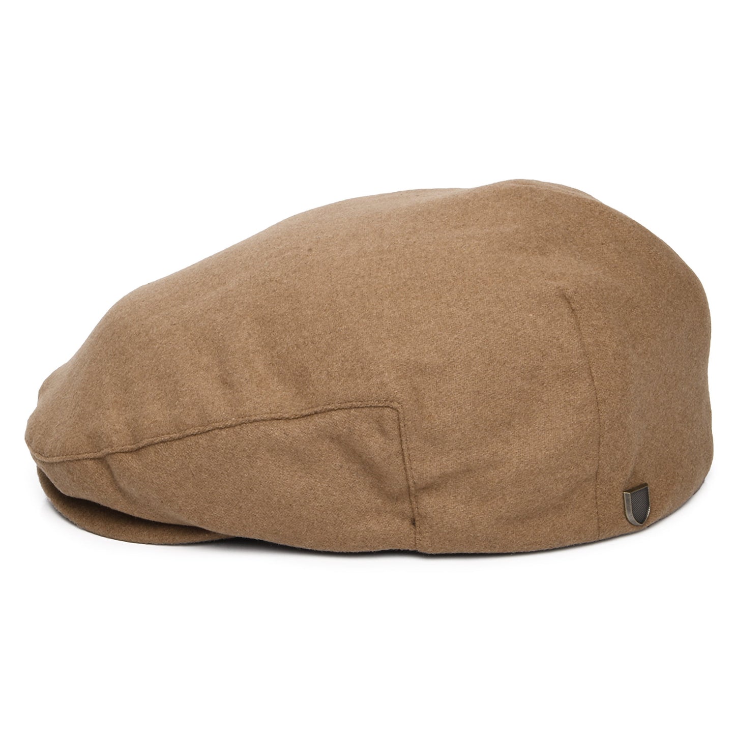 Gorra plana Hooligan de lana melton de Brixton - Camel