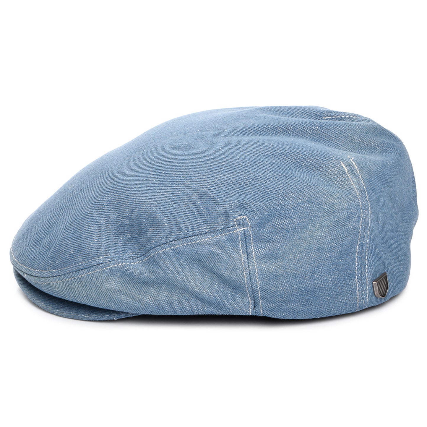 Gorra plana Hooligan de tejido vaquero de Brixton - Azul