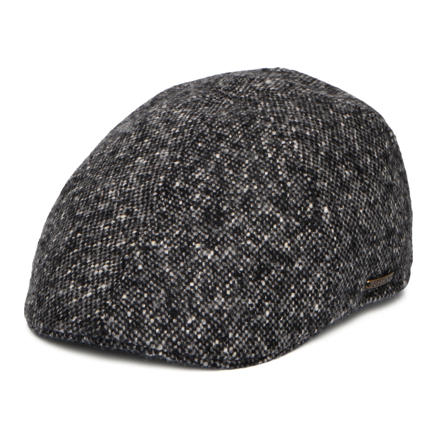 Gorra plana Ornitorrinco de Tweed Donegal de Stetson - Antracita