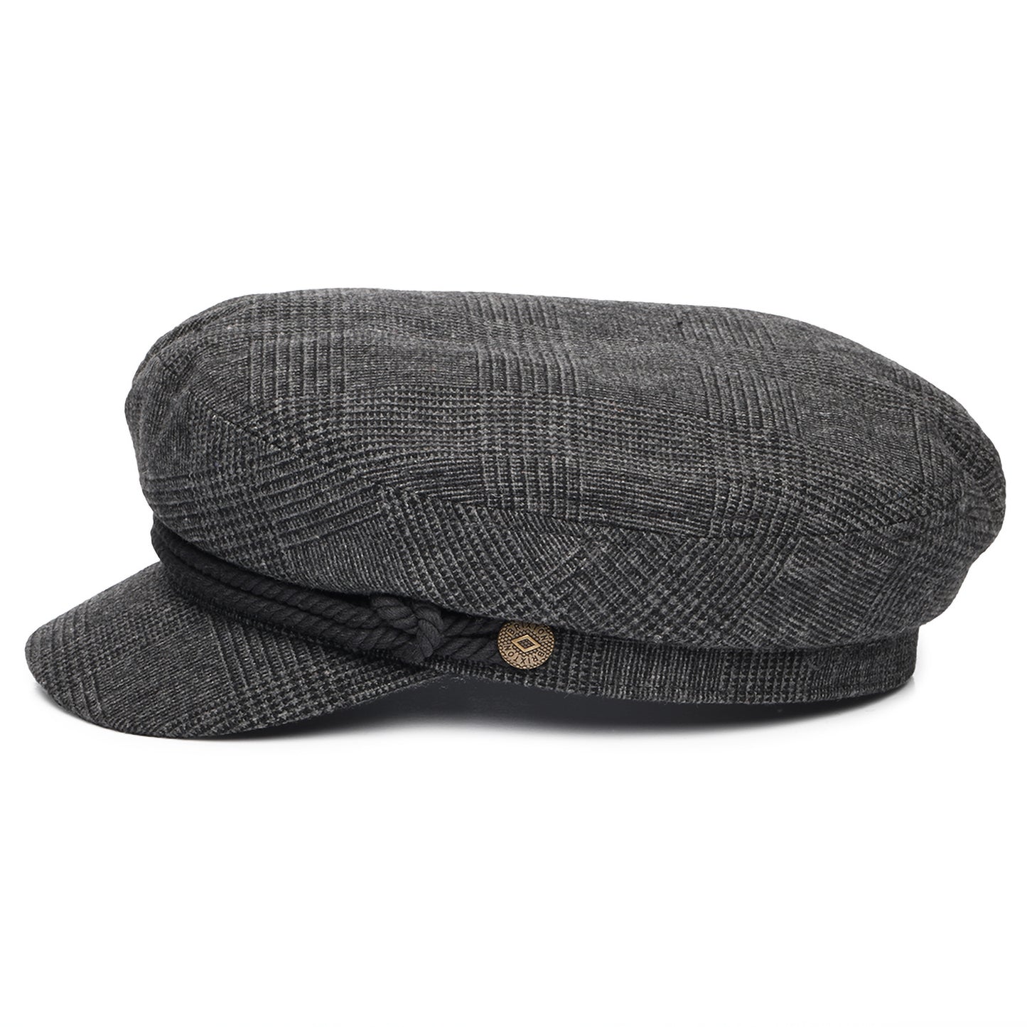 Gorra marinera Príncipe de Gales de Brixton - Gris Oscuro
