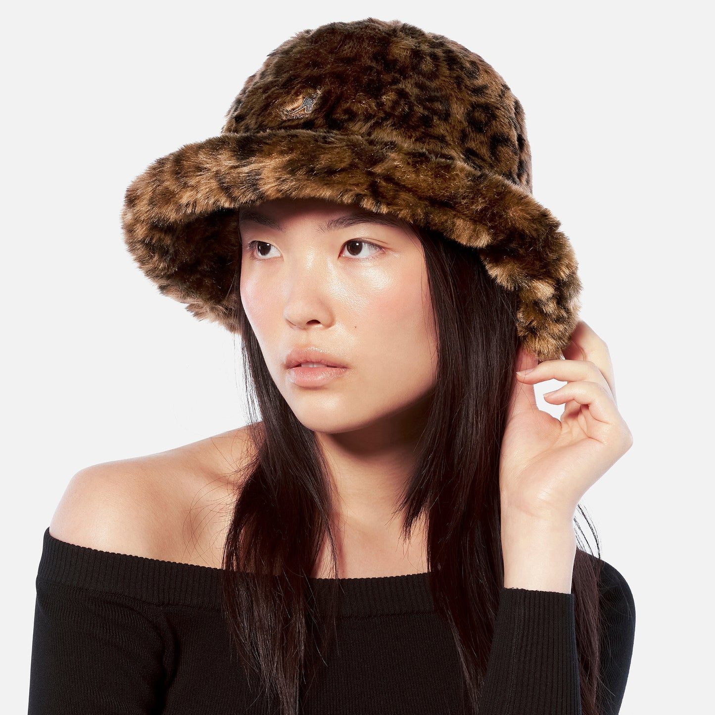 Sombrero de pescador Casual de piel sintética de Kangol - Leopardo