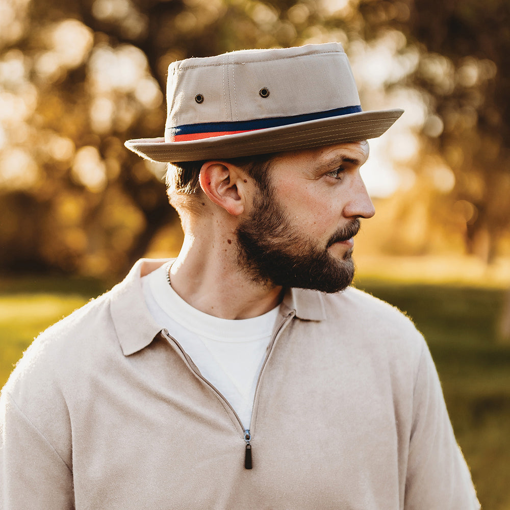 Sombrero Pork Pie Congaree Fishermans de pescador de Scala - Kaki