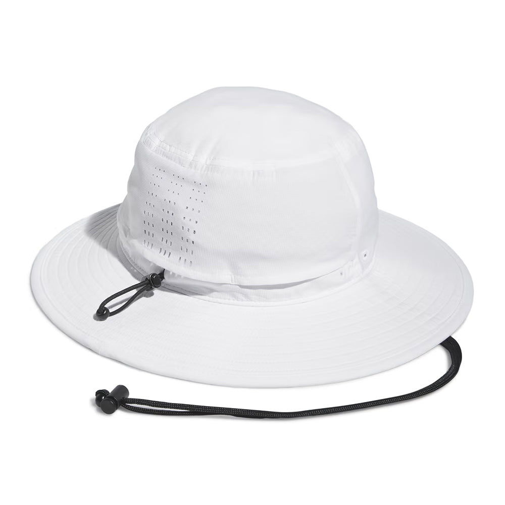 Sombrero Boonie Golf Crest reciclado de Adidas - Blanco
