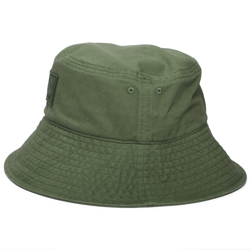 Sombrero de pescador monocromático efecto lavado de sarga de algodón de Timberland - Verde Oliva