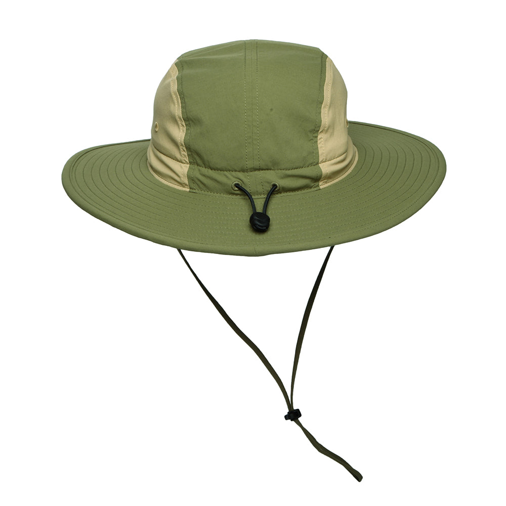 Sombrero Boonie Quandary Brimmer reciclado de Patagonia - Verde Oliva-Marrón Claro