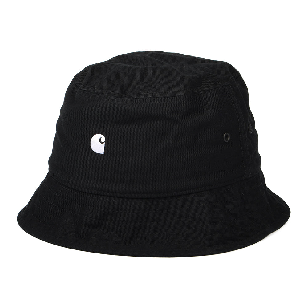 Sombrero de pescador Madison Logo de sarga de algodón de Carhartt WIP - Negro