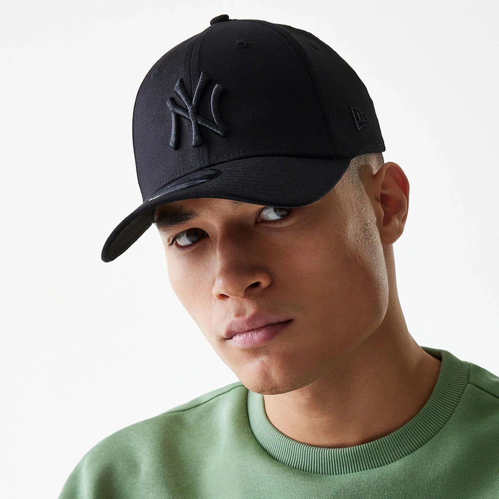 Gorra de béisbol 39THIRTY New York Yankees de New Era - Negro sobre Negro