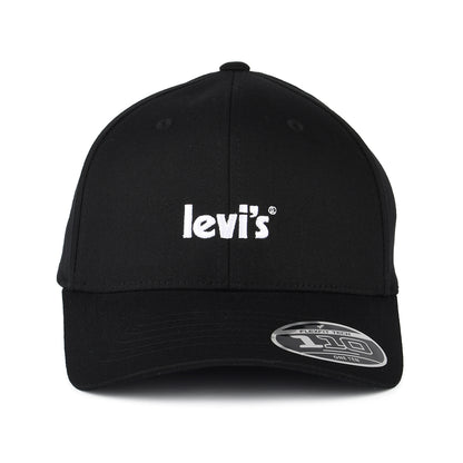 Gorra de béisbol Poster Logo Flexfit de Levi's - Negro