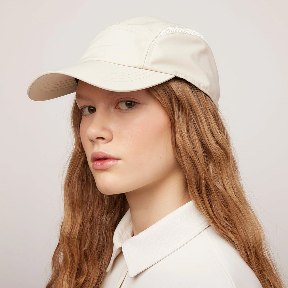 Gorra 5 paneles Airflo reciclado de Tilley - Gris Piedra Claro