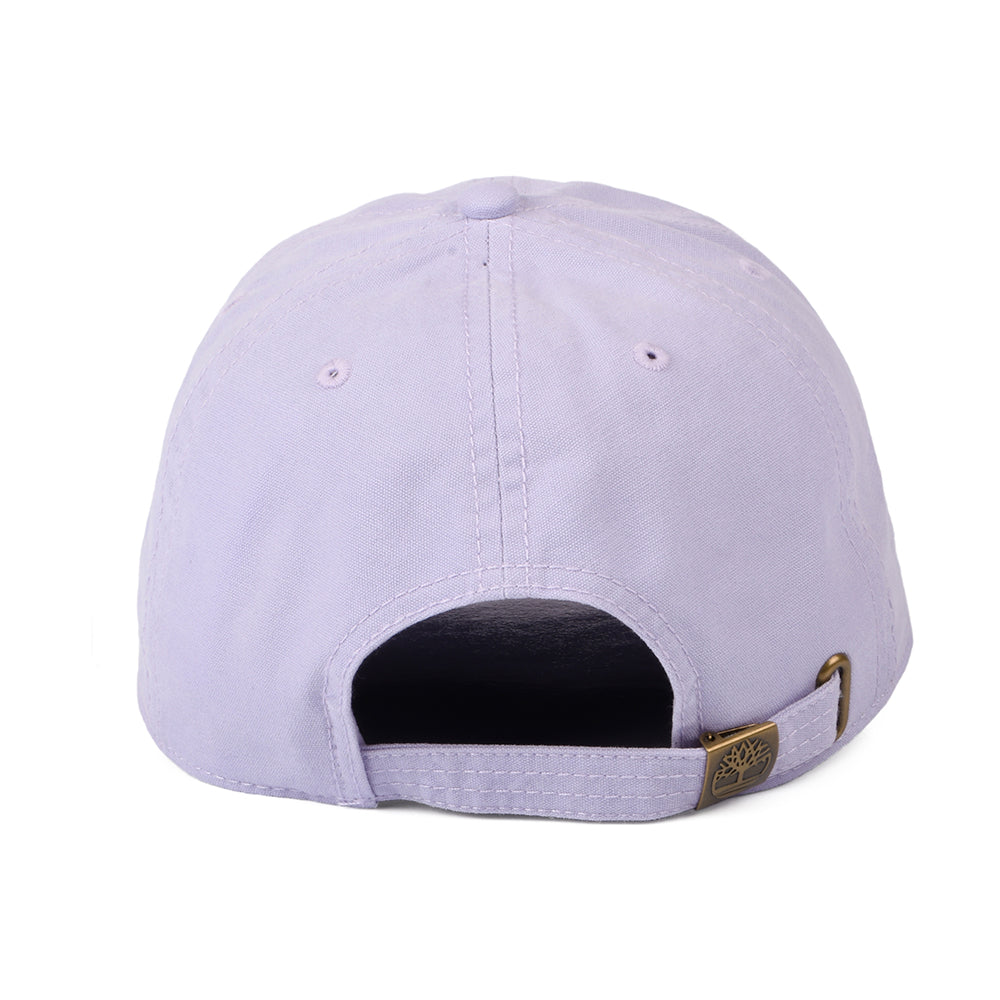 Gorra de béisbol Soundview de lona de algodón de Timberland - Lila