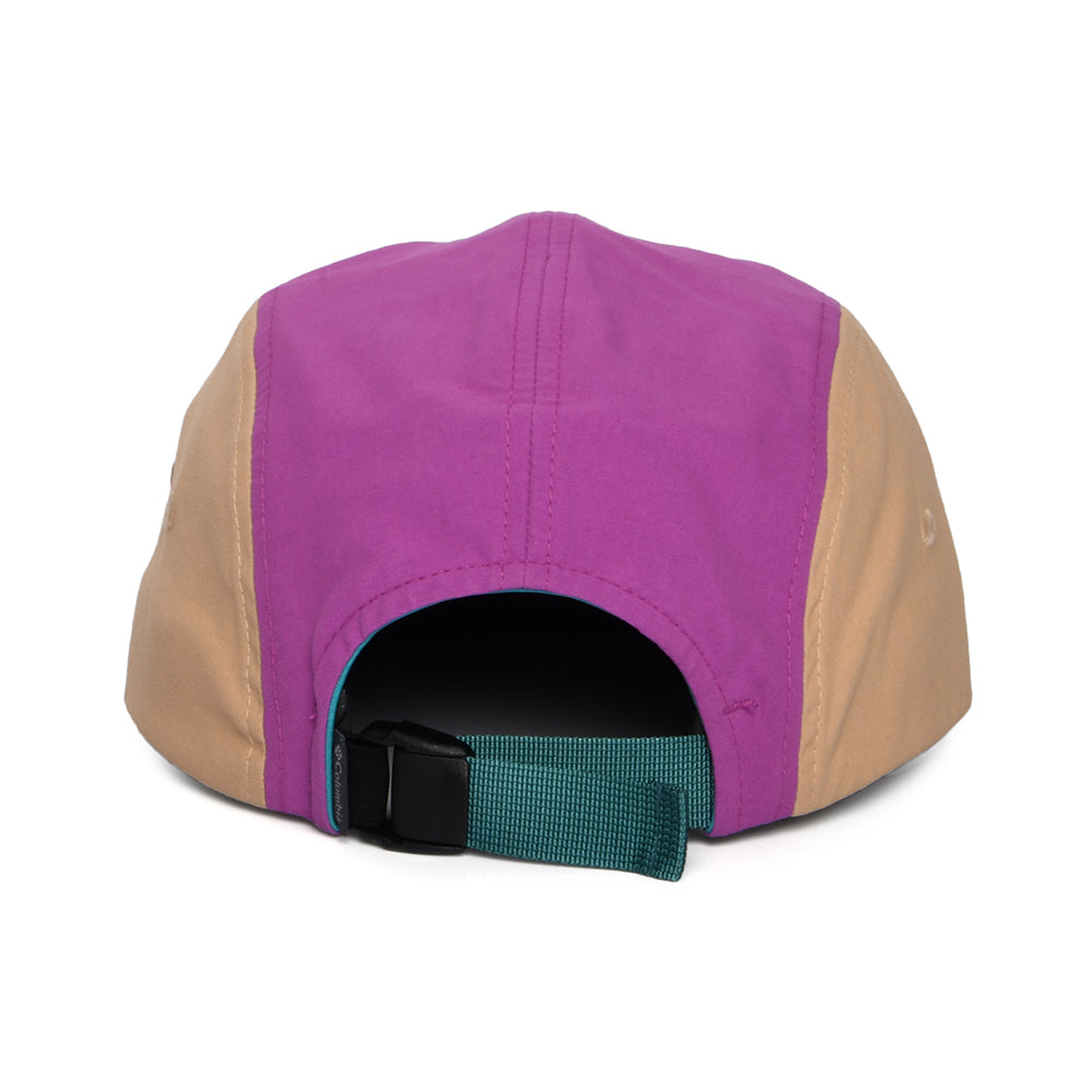 Gorra 5 paneles Creek Side repelente al agua de Columbia - Verde Azulado-Morado-Beige Arena
