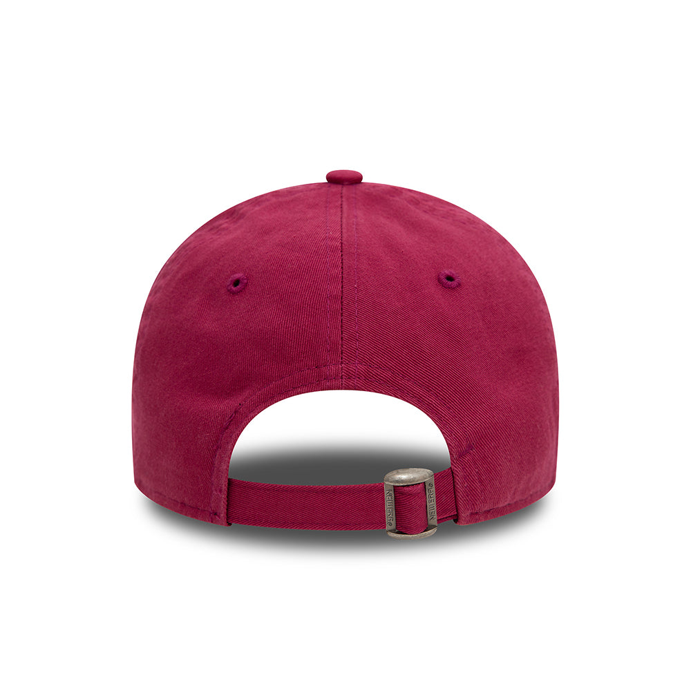 Gorra de béisbol 9TWENTY - MLB Mini Washed New York Yankees de New Era - Rojo Cereza