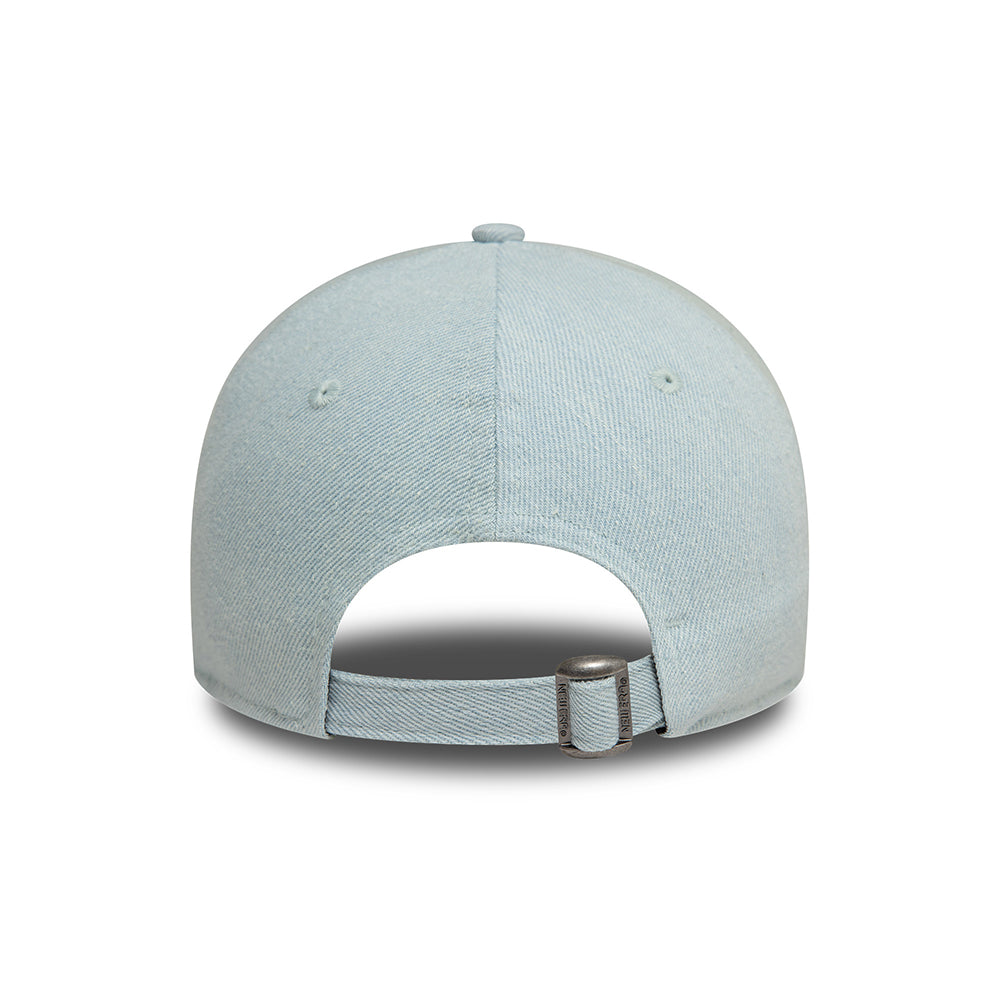 Gorra de béisbol 9FORTY - MLB Denim Icon New York Yankees de New Era - Azul Claro-Rosa