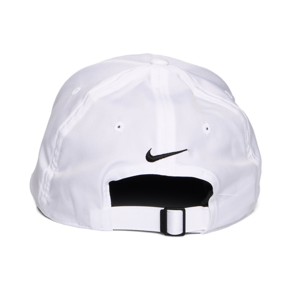 Gorra de béisbol Dri-Fit Estructurada Logo Trasero de Nike Golf - Blanco-Negro
