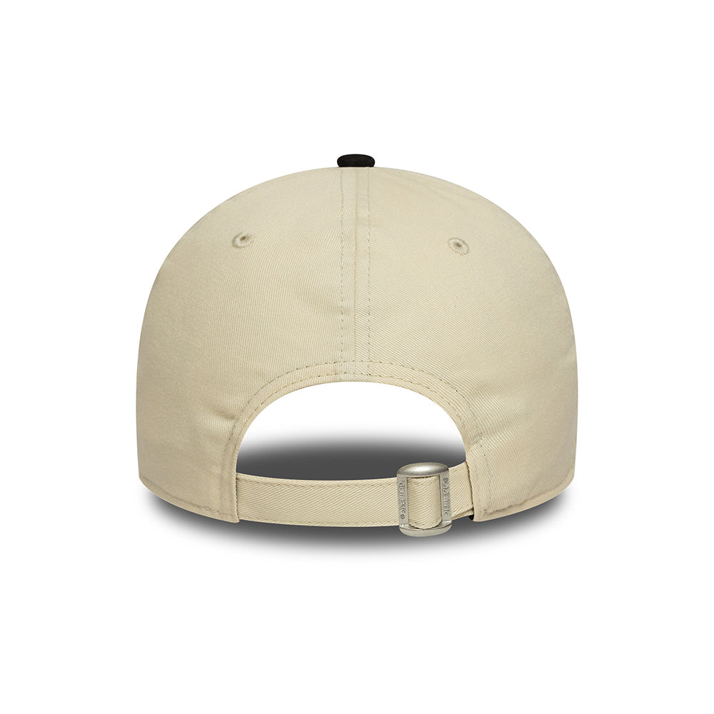 Gorra de béisbol 9FORTY - NFL Wordmark Las Vegas Raiders de New Era - Crema-Negro