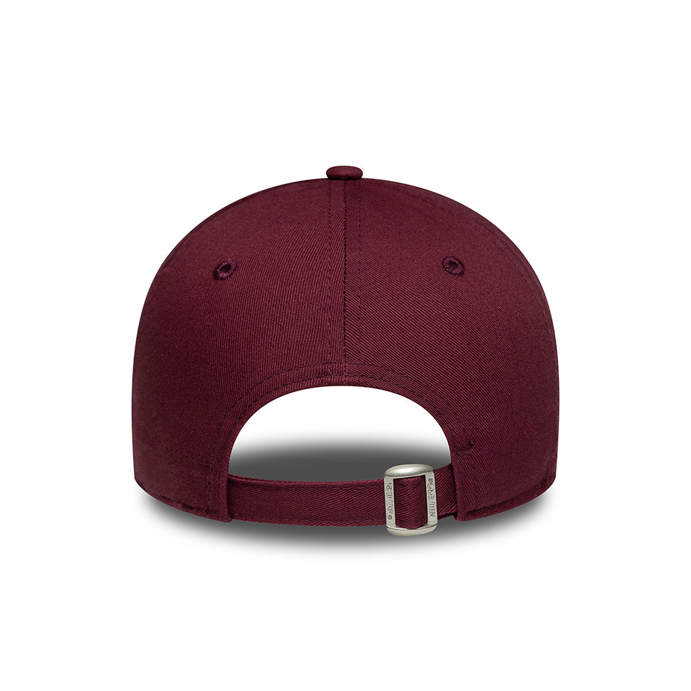 Gorra de béisbol 9TWENTY MLB League Essential L.A. Dodgers para mujeres de New Era - Burdeos-Azul