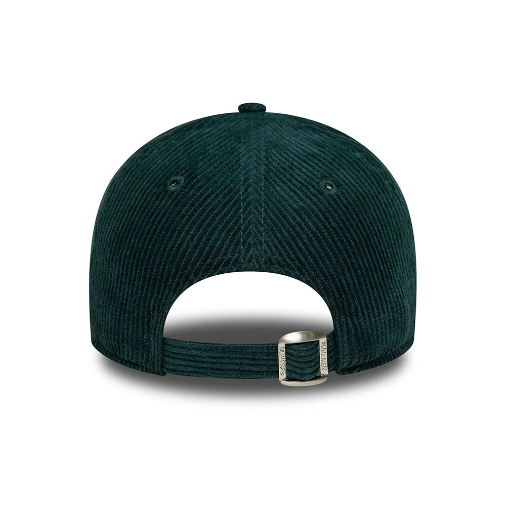 Gorra de béisbol 9FORTY MLB Cord L.A. Dodgers para mujeres de New Era - Verde Oscuro-Lavanda