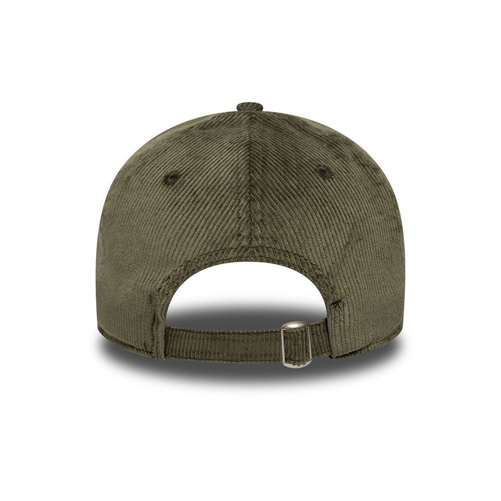 Gorra de béisbol 9TWENTY con cordón Tottenham Hotspur FC de New Era - Verde Oliva