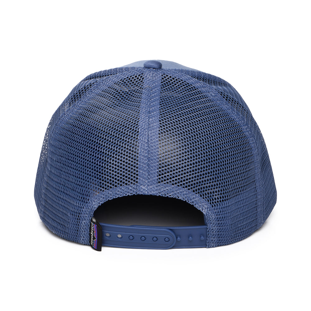 Gorra Trucker P-6 Logo LoPro de algodón orgánico de Patagonia - Azul
