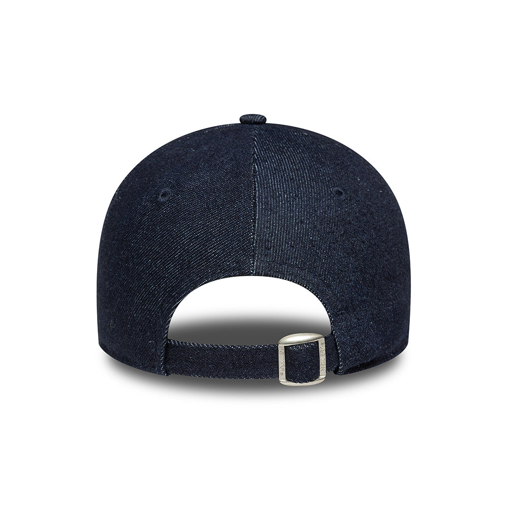 Gorra de béisbol 9FORTY MLB Sequin Denim New York Yankees para mujeres de New Era - Azul Oscuro