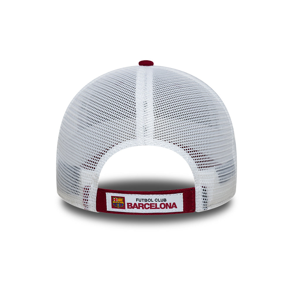 Gorra de camionero 9FORTY League FC Barcelona de New Era - Cardenal-Blanco