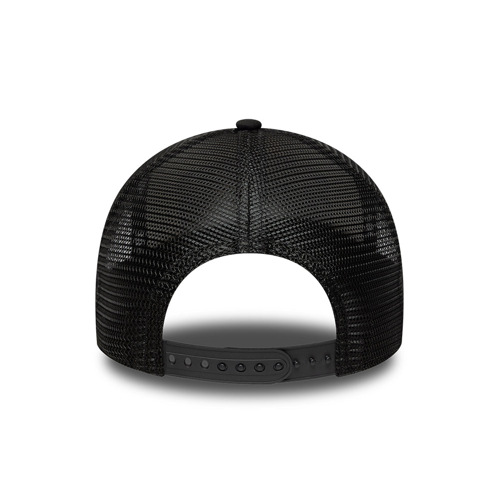 Gorra de camionero 9FORTY A-Frame License Plate New York de New Era - Piedra-Negro