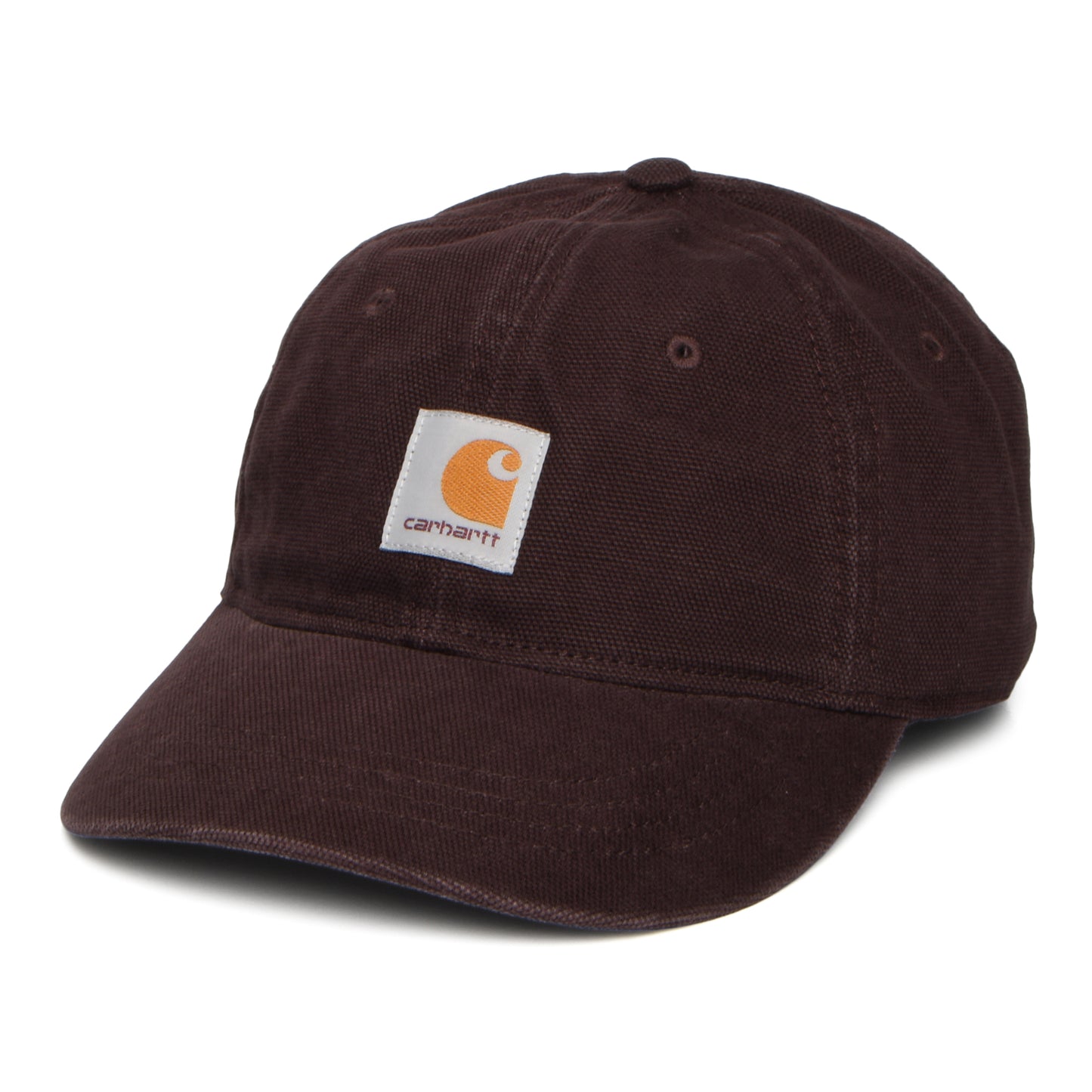 Gorra de béisbol Selby efecto lavado de lona de algodón de Carhartt WIP - Marrón Castaño