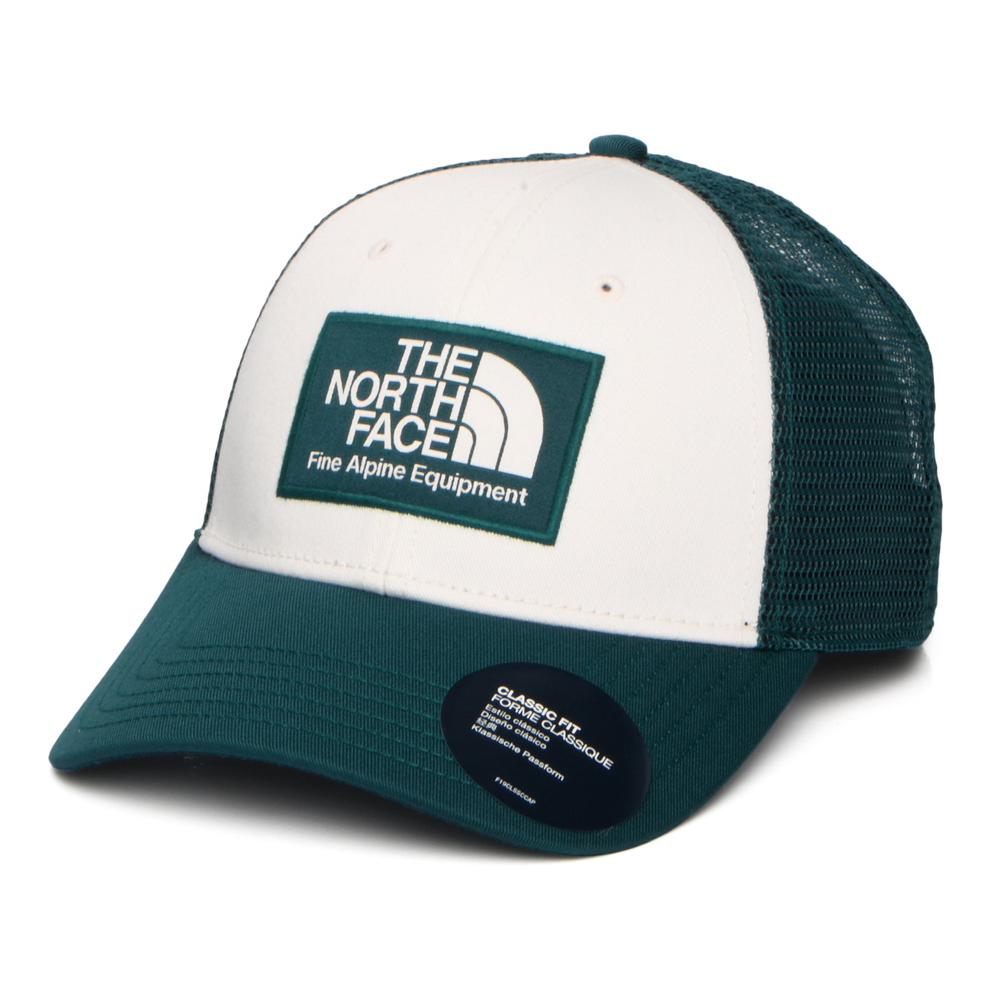 Gorra de camionero Mudder reciclado de The North Face - Blanco Roto-Verde Azulado