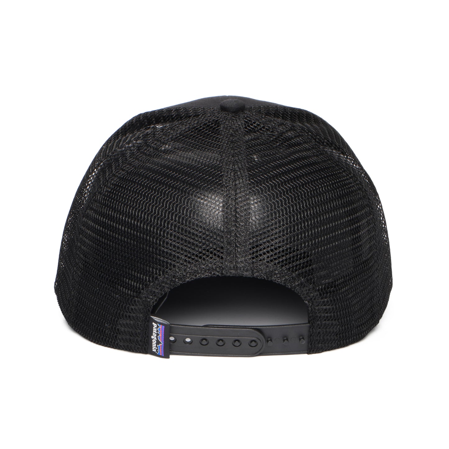 Gorra de camionero P-6 Logo LoPro de algodón orgánico de Patagonia - Negro