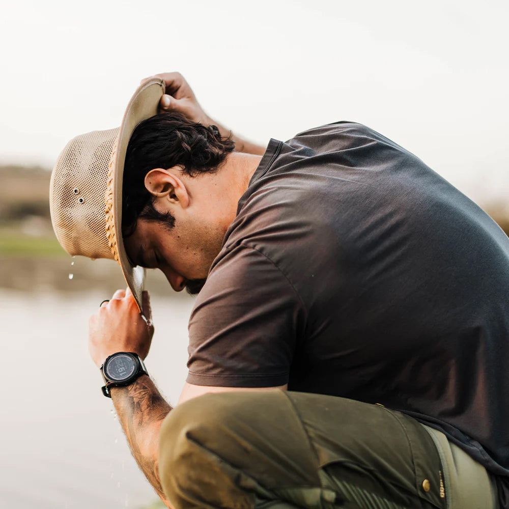 Sombrero Outback Cooler Mesh de Dorfman Pacific - Natural