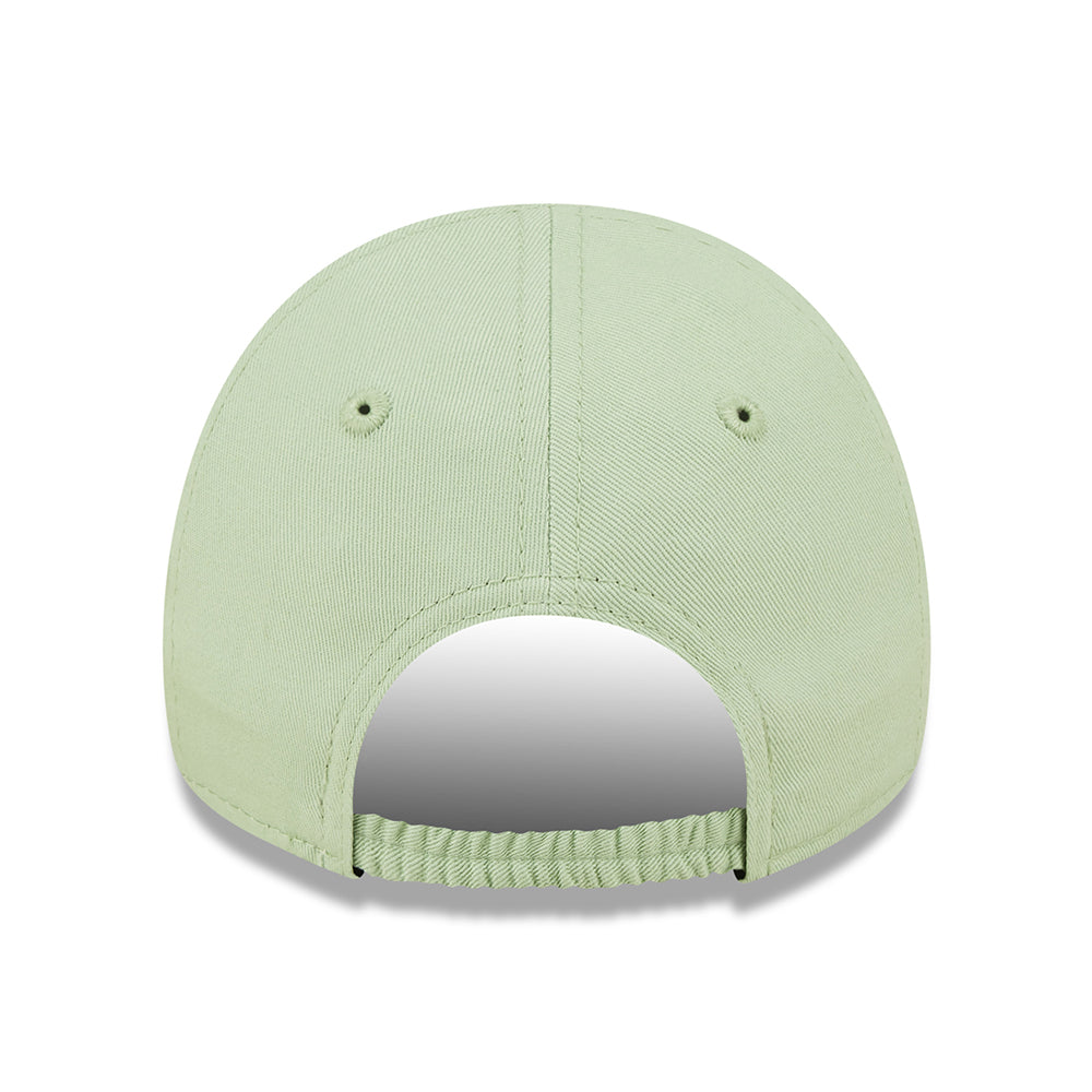 Gorra de béisbol bebé 9FORTY MLB League Essential L.A. Dodgers de New Era - Verde Claro-Blanco