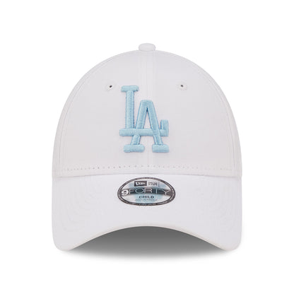 Gorra de béisbol niños 9FORTY MLB League Essential II L.A. Dodgers de New Era - Blanco-Azul Claro