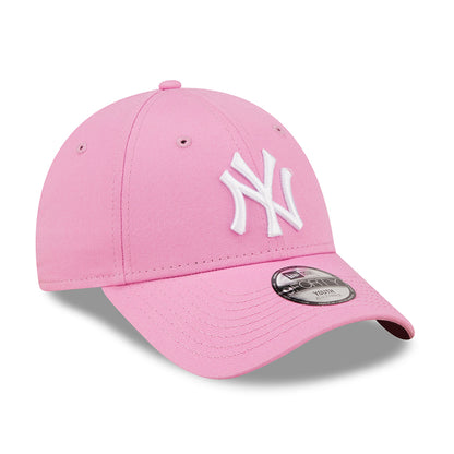 Gorra de béisbol 9FORTY MLB League Essential New York Yankees de New Era - Rosa-Blanco