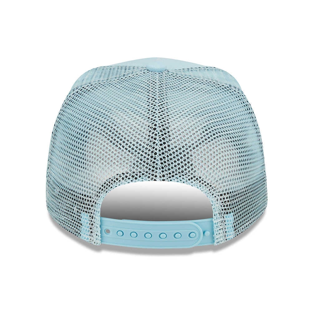 Gorra Trucker niños A-Frame MLB Tonal Mesh L.A. Dodgers de New Era - Azul Claro