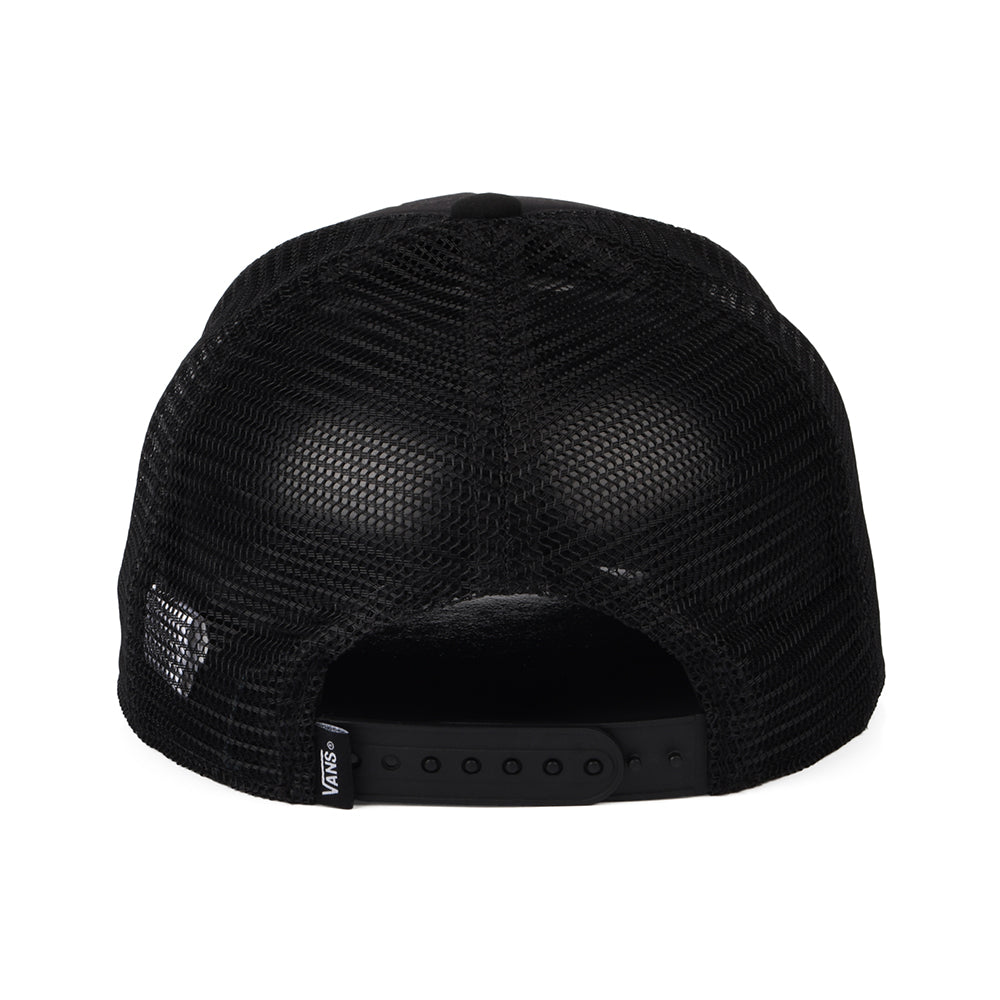 Gorra Trucker Pixel Flame de Vans - Negro