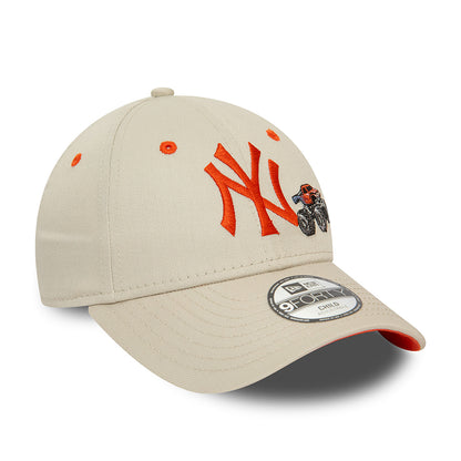 Gorra de béisbol niño 9FORTY MLB Graphic New York Yankees de New Era - Piedra-Naranja