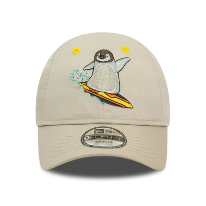 Gorra de béisbol niños 9FORTY NE Character Pingüino de New Era - Piedra-Amarillo