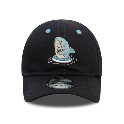 Gorra de béisbol niño 9FORTY NE Character Tiburón de New Era - Azul Marino-Cielo
